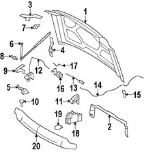 Foto de Cable Abre Capo Original para Ford F-250 Super Duty Ford F-350 Super Duty Marca FORD N�mero de Parte 7C3Z16916B