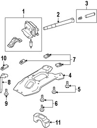 Foto de Elevador de Llanta de Repuesto Original para Ford F-250 Super Duty Ford F-350 Super Duty Marca FORD Nmero de Parte BC3Z1A131A