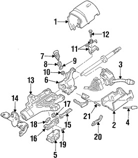 Foto de Interruptor Combinado Original para Ford F-250 Super Duty Ford F-350 Super Duty Marca FORD N�mero de Parte 7C3Z13K359AA