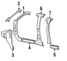 Foto de Estribo Original para Ford Excursion 2002 2003 2000 2001 2004 2005 Marca FORD N�mero de Parte YC3Z78101K05AA