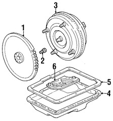 Foto de Plato Flexible Transmisin Automt Original para Ford Explorer Sport Trac Ford Ranger Ford Explorer Ford Mustang Mercury Mountaineer Marca FORD Nmero de Parte 1L2Z6375CA