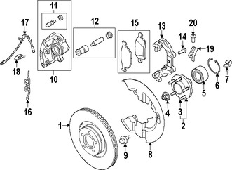 Foto de Tornillo de Caliper de Freno Original para Ford Focus Ford Escape Ford  Ford C-Max   Lincoln Marca FORD Nmero de Parte W714753S442