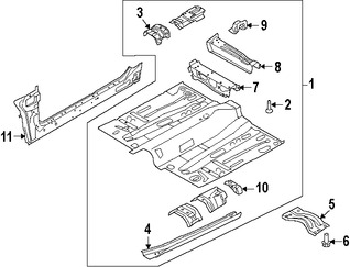 Foto de Estribo Original para Ford Escape Ford Focus Ford C-Max Marca FORD N�mero de Parte CP9Z5810110A