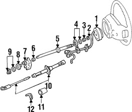 Foto de Eje de Columna de Direccin Original para Ford F-150 Ford F-250 Ford F-150 Heritage Lincoln Blackwood Marca FORD Nmero de Parte F75Z3B676CA