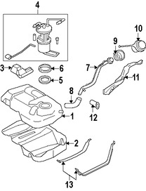 Foto de Bomba de combustible Original para Mercury Mariner 2006 2007 Ford Escape 2005 2006 2007 Marca FORD Nmero de Parte 7M6Z9H307B