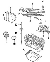 Foto de Cubierta de Correa del Tiempo Original para Ford Escape Ford Focus Mercury Mariner Marca FORD Nmero de Parte 2L8Z6019AA