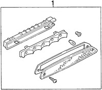 Foto de Luz de freno centro superior Original para Ford Escape Mercury Mariner Marca FORD Nmero de Parte 5L8Z13A613AA