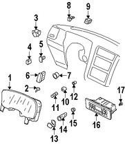 Foto de Bombilla de Panel de Instrumentos Original para Ford Mercury Lincoln Marca FORD Nmero de Parte F8RZ13B765BA