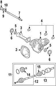 Foto de Kit Junta Homocinetica Original para Ford Expedition Ford F-150 Lincoln Navigator Marca FORD Nmero de Parte AL1Z3B436A