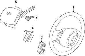 Foto de Timon / Volante / Manubrio Original para Lincoln Navigator 2008 2009 Marca FORD Nmero de Parte 8L7Z3600DB