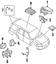 Foto de Altavoz Original para Lincoln Navigator Marca FORD N�mero de Parte 7L7Z18808CA