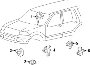 Foto de Sensor de impacto del Air Bag Original para Ford  Lincoln Marca FORD Nmero de Parte FR3Z14B004A