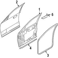 Foto de Panel externo de puerta Original para Lincoln Navigator Ford Expedition Marca FORD N�mero de Parte 9L7Z7820200A
