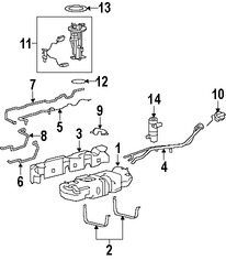 Foto de Interruptor de Inercia de Bomba de Combustible Original para Lincoln Ford  Mercury Marca FORD Nmero de Parte 5L1Z9341A