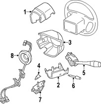 Foto de Interruptor Combinado Original para Mercury  Ford Freestar Marca FORD N�mero de Parte 5F2Z13K359AAA