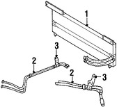 Foto de Tubo de Enfriado de Aceite Transmisin Original para Lincoln Aviator Mercury Mountaineer Marca FORD Nmero de Parte 1L2Z7R081AD