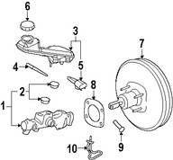 Foto de Depsito del Cilindro Maestro del Freno Original para Lincoln MKX Ford Edge Marca FORD Nmero de Parte 7T4Z2K478A