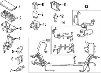 Foto de Rel de Corriente Accesorios Original para Ford Mercury Lincoln Marca FORD Nmero de Parte 8T2Z14N089B