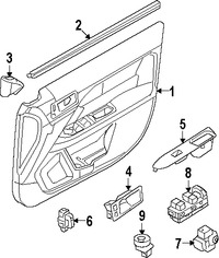 Foto de Switch de Bloqueo de la Perta Original para Mercury Milan Ford Fusion Ford Edge Marca FORD Nmero de Parte 7E5Z14028AA