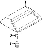 Foto de Luz de freno centro superior Original para Mercury Milan Ford Fusion Marca FORD Nmero de Parte 6E5Z13A613AB