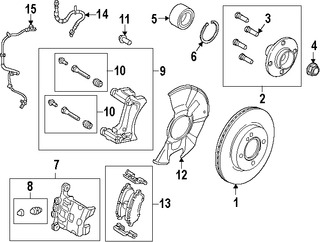 Foto de Tornillo de la Rueda Original para Ford Fiesta 2014 2015 2016 2017 Marca FORD N�mero de Parte ACPZ1107B