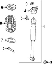Foto de Muelle Helicoidal Original para Ford Fiesta 2014 2015 2016 2017 Marca FORD N�mero de Parte C1BZ5560B