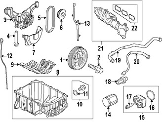 Foto de Polea del cigue�al Original para Ford Fiesta 2014 2015 2016 2017 Marca FORD N�mero de Parte CM5Z6312E