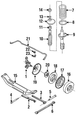 Foto de Muelle Helicoidal Original para Ford Escort Mercury Tracer Marca FORD Nmero de Parte FOCZ5560B