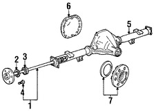 Foto de Eje Propulsor Original para Ford F-150 Lincoln Mark LT Marca FORD Nmero de Parte 7L3Z4234B