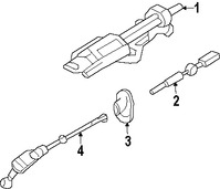 Foto de Columna de Direccion Original para Mercury Mountaineer Ford Explorer Ford Explorer Sport Trac Marca FORD Nmero de Parte 7L2Z3C529B