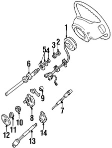 Foto de Cardn de Eje de Columna Direccin Original para Ford Explorer Ford Ranger Ford Explorer Sport Trac Mercury Mountaineer Marca FORD Nmero de Parte 8L5Z3B676B