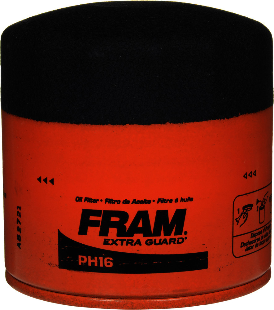 Foto de Filtro de aceite del Motor Extra Guard para Dodge Ram 1500 1999 Marca FRAM N�mero de Parte PH16