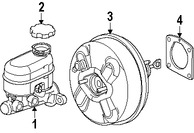 Foto de Empacadura de Booster Frenos de Potencia Original para Saab 9-7x 2005 2006 2007 2008 Marca GM Nmero de Parte 15015355