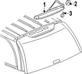 Foto de Tuerca de cubierta de parachoques Original para Saab 9-7x 2005 2006 2007 2008 2009 Marca GM Nmero de Parte 25536302