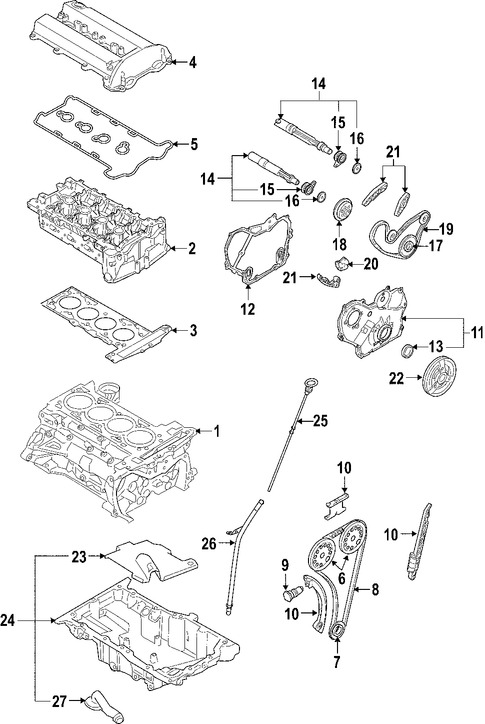 Foto de Guia de Cadena de Tiempo Original para Saab 9-3 Saab 9-5 Marca GM Nmero de Parte 13104978