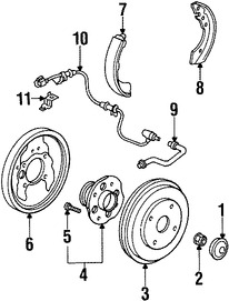 Foto de Tuerca de Eje Original para Honda Acura Marca HONDA N�mero de Parte 90305S30003