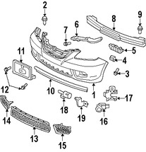 Foto de Rejilla / Parrilla / Mascarilla Original para Honda Odyssey 2008 2009 2010 Marca HONDA Nmero de Parte 71102SHJA00