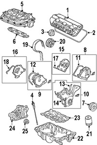 Foto de Crter Original para Acura MDX Honda Odyssey Honda Ridgeline Honda Pilot Marca HONDA Nmero de Parte 11200RDJA00