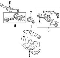 Foto de Interruptor del limpiaparabrisas Original para Honda Odyssey 2008 2009 2010 Marca HONDA N�mero de Parte 35256SHJA62