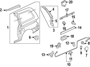 Foto de Modulo de Control calefaccin, ventilacin y aire acondicionado Original para Honda Odyssey 2005 2006 2007 2008 2009 2010 Marca HONDA Nmero de Parte 79610SHJA53