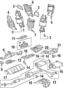 Foto de Sujetador Sistema de Escape Original para Honda Acura Marca HONDA Nmero de Parte 18215S0XA51