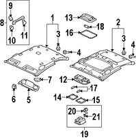 Foto de Barra Interior para agarrarse Original para Honda Civic Honda CR-V Honda Accord Marca HONDA N�mero de Parte 83240SNAA01ZB
