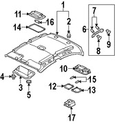 Foto de Barra Interior para agarrarse Original para Honda Civic Honda CR-V Honda Accord Marca HONDA N�mero de Parte 83240SNAA11ZB