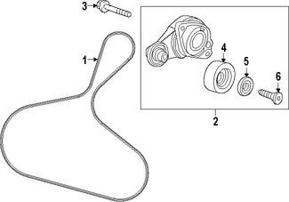 Foto de Conjunto de Tensor de correa Original para Honda Fit 2017 2015 2016 Marca HONDA Nmero de Parte 311705R7A11