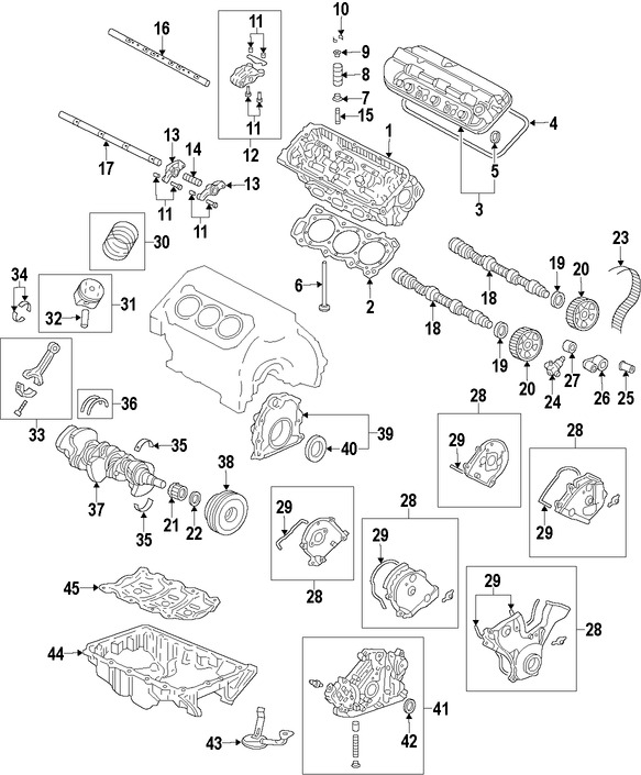 Foto de Culata del motor Original para Honda Acura Marca HONDA Nmero de Parte 12100R70305