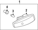 Foto de Z�calo de Luz de Cruce Original para Hyundai Tiburon Hyundai Sonata Hyundai Accent Kia Soul Kia Amanti Marca HYUNDAI N�mero de Parte 925502C000