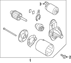 Foto de Tornillo de Arranque Original para Hyundai Kia Marca HYUNDAI N�mero de Parte 1140410606P