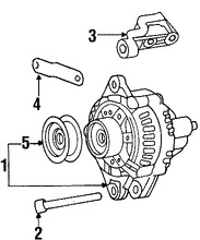 Foto de Alternador Original para Hyundai XG300 Hyundai XG350 Hyundai Santa Fe Marca HYUNDAI Nmero de Parte 3730039405