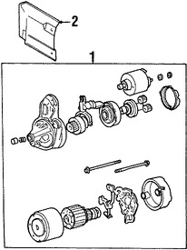 Foto de Motor de arranque Original para Hyundai Kia Marca HYUNDAI N�mero de Parte 3610037230