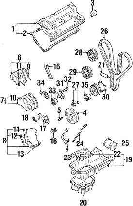 Foto de Engranaje de �rbol de levas Original para Hyundai XG300 2001 Marca HYUNDAI N�mero de Parte 2421139000